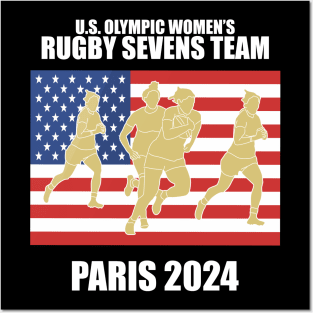 U.S. Olympic Women's Rugby Team For Paris 2024 Posters and Art